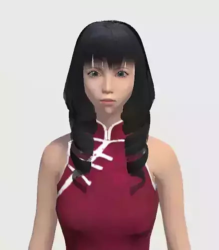 Unity Humanoid Model Female 028 Free 3D model