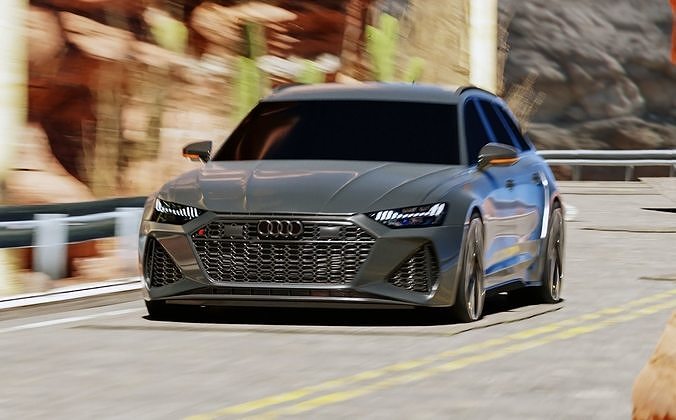 2020 Audi RS 6 Avant Free 3D model