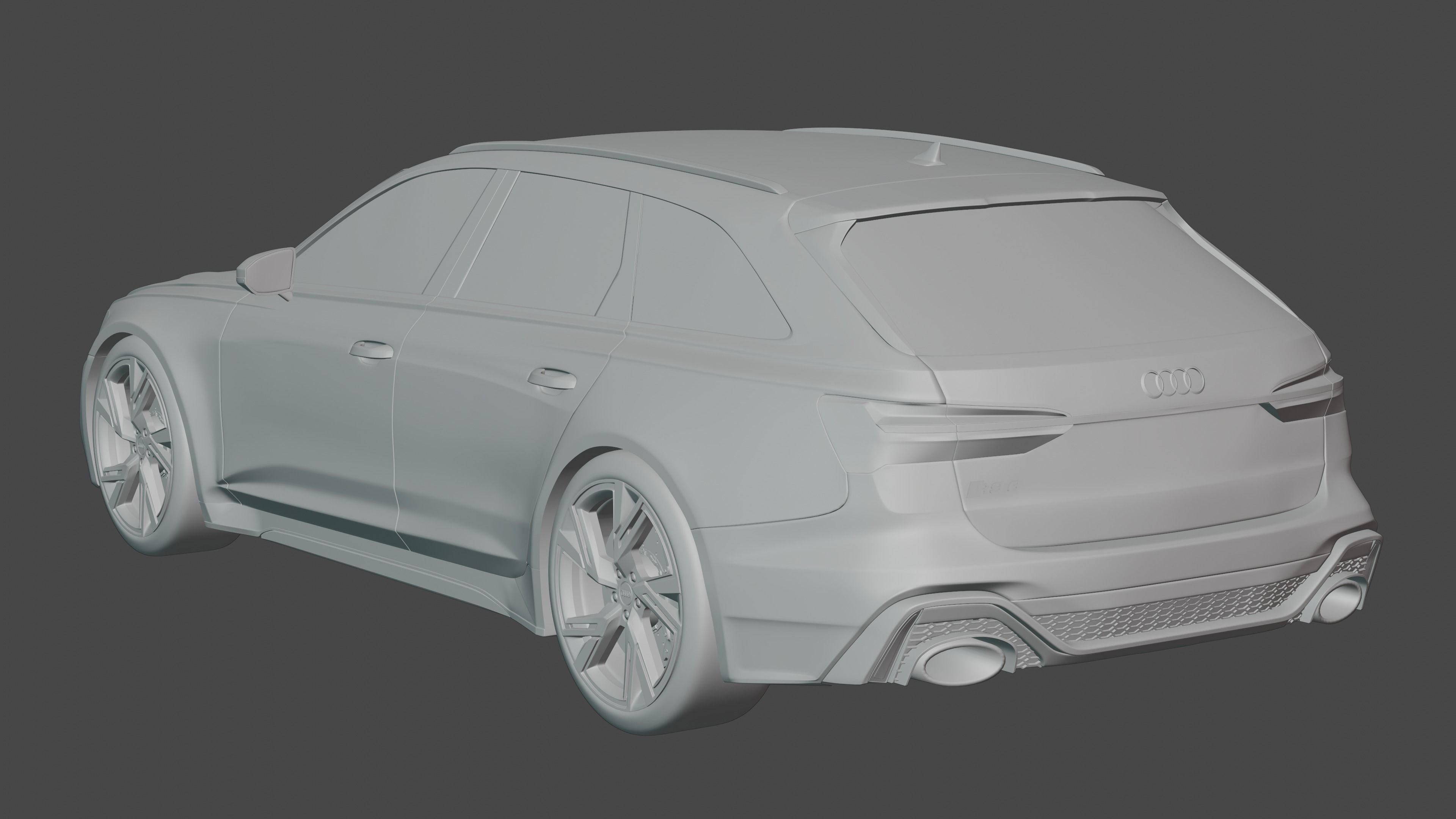 2020 Audi RS 6 Avant Free 3D model_10