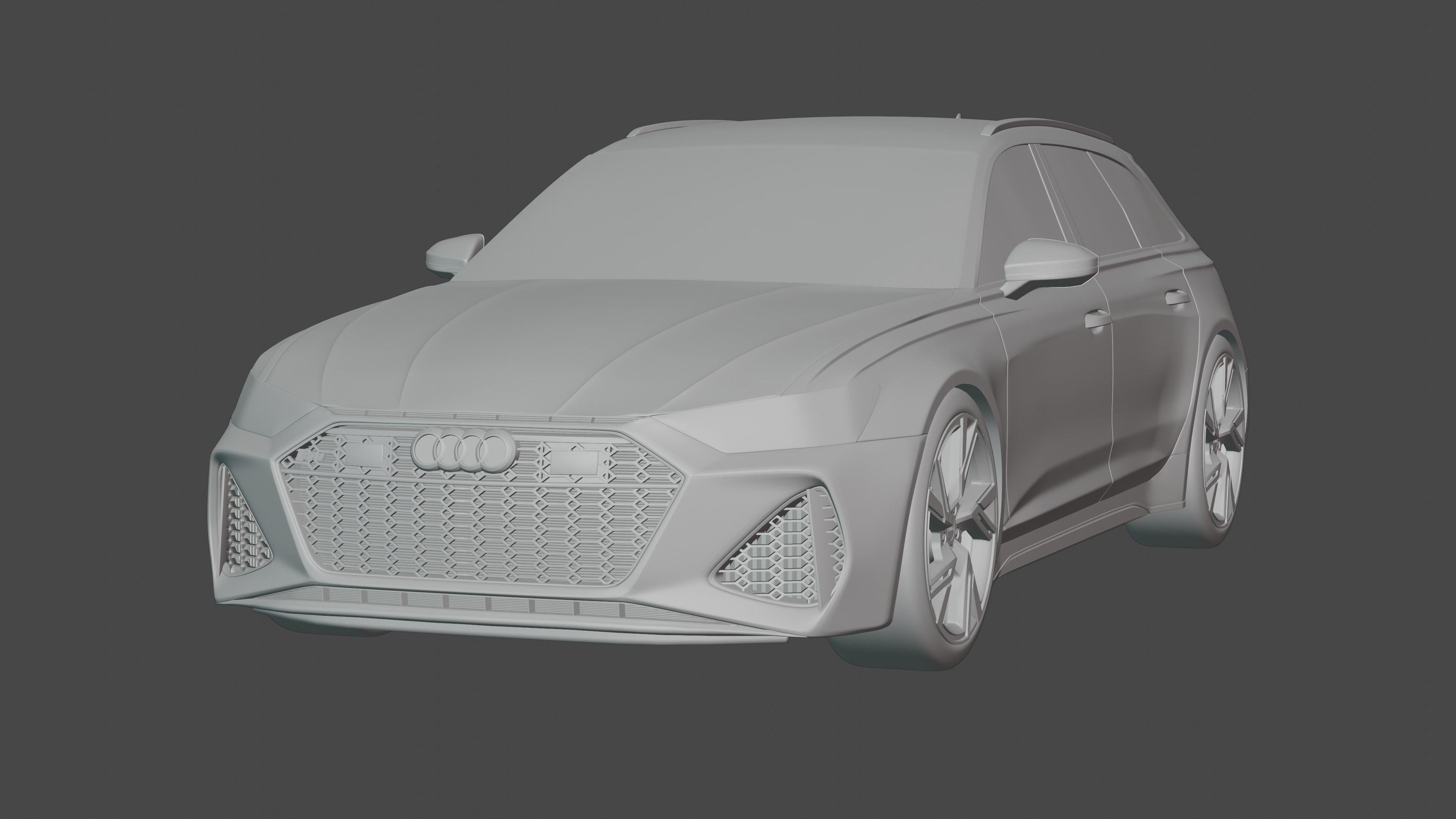 2020 Audi RS 6 Avant Free 3D model_12