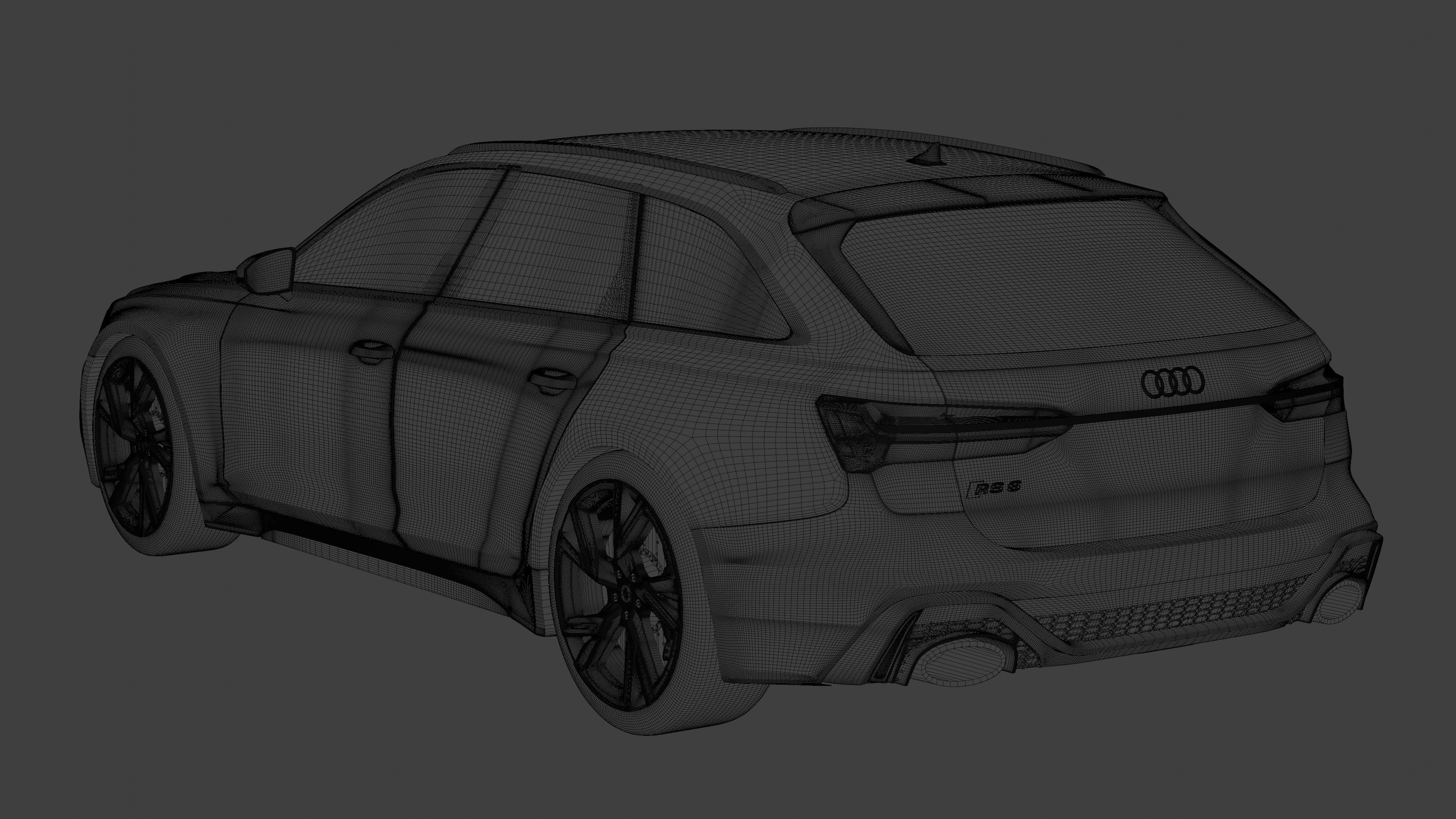 2020 Audi RS 6 Avant Free 3D model_11