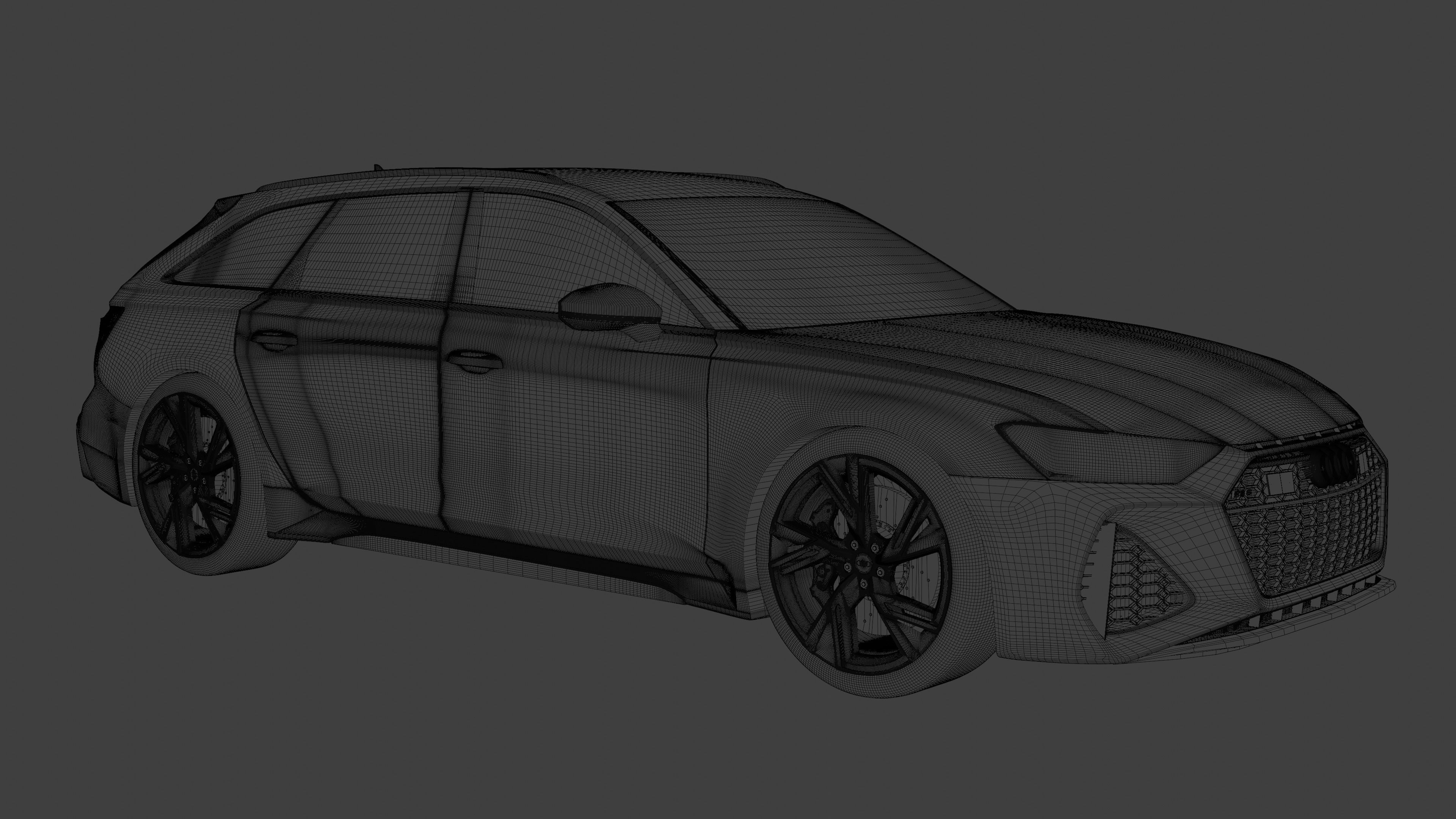 2020 Audi RS 6 Avant Free 3D model_9