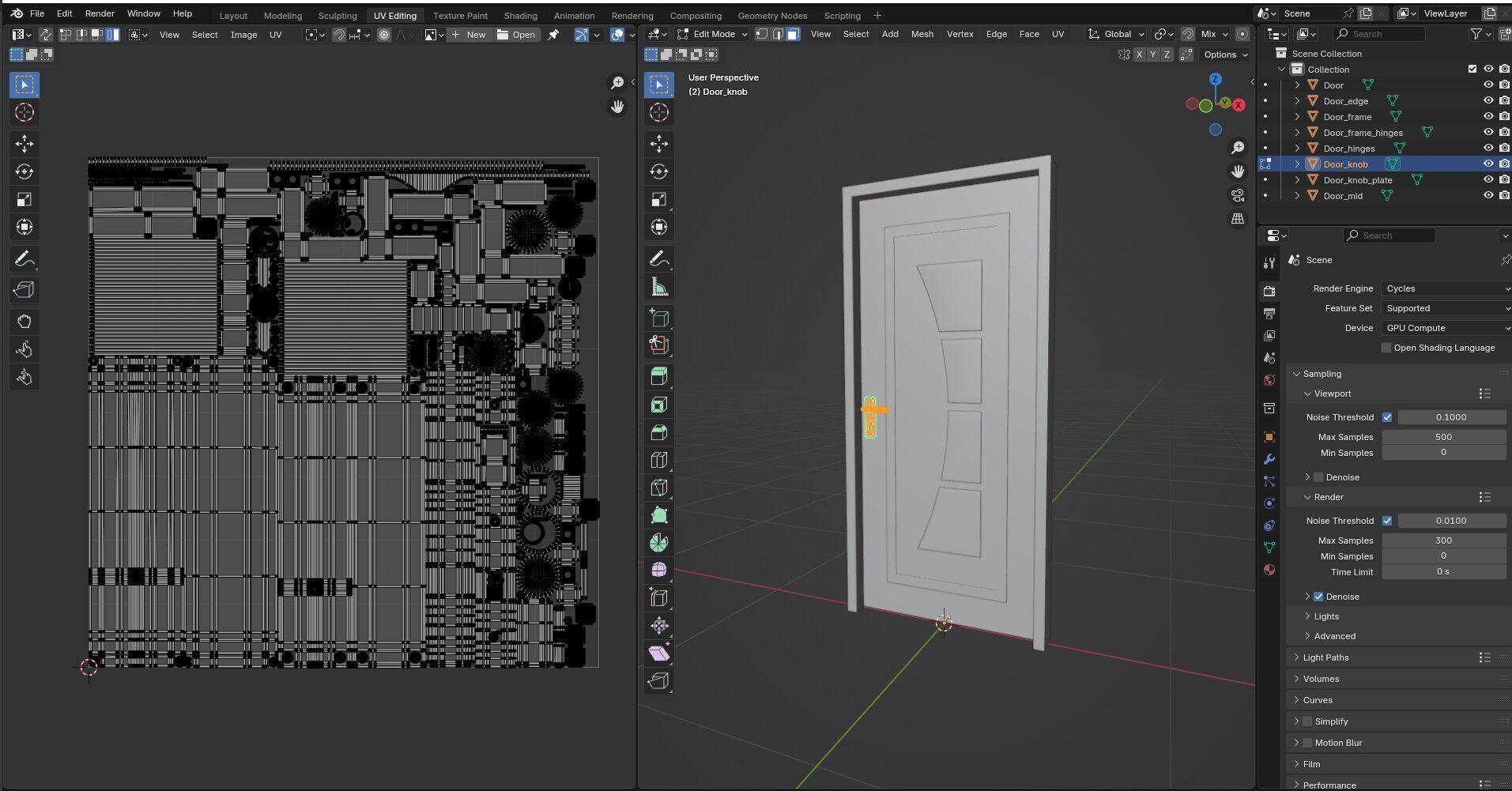 Door CG63 3D model_16