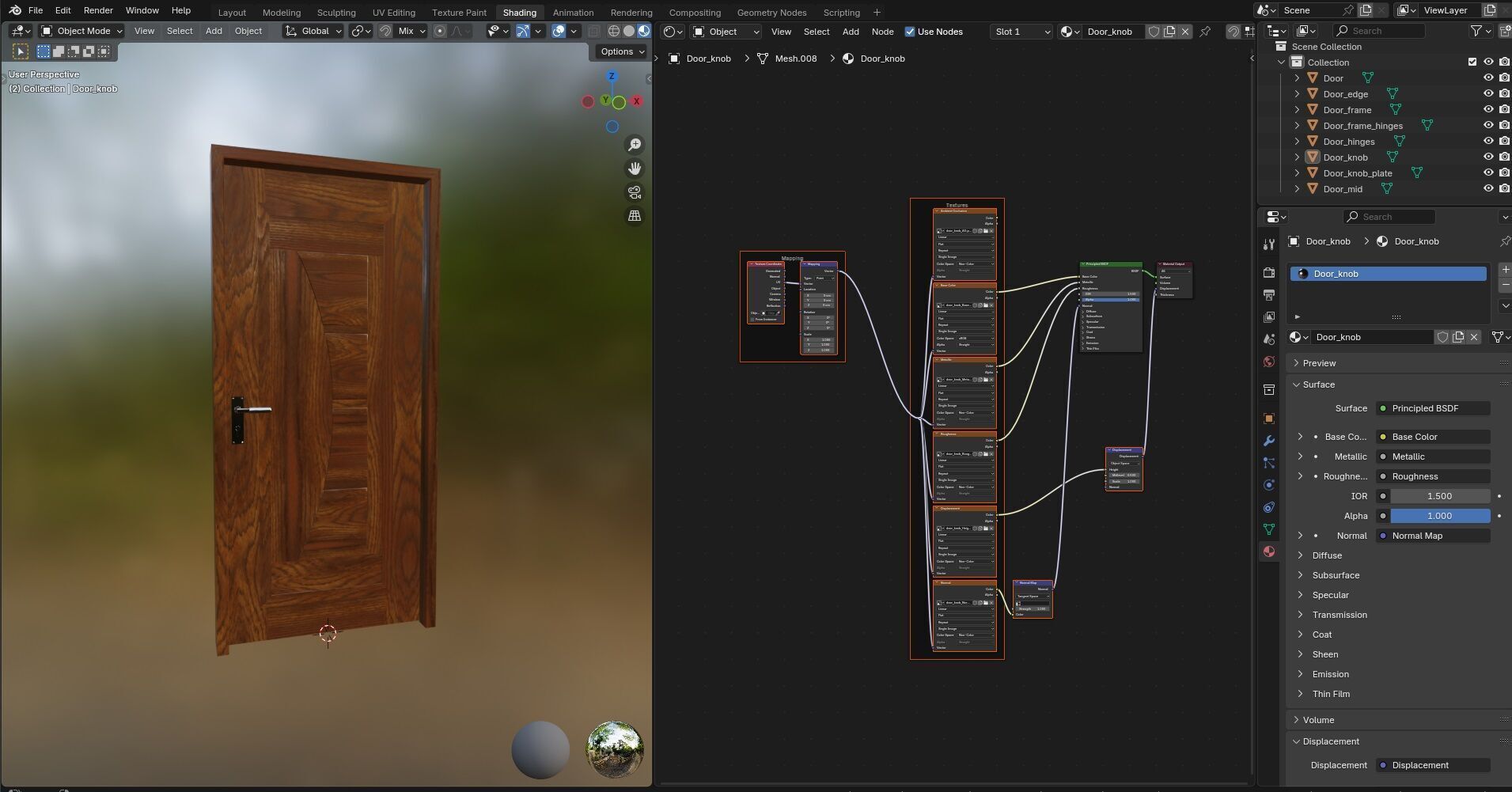 Door CG63 3D model_17