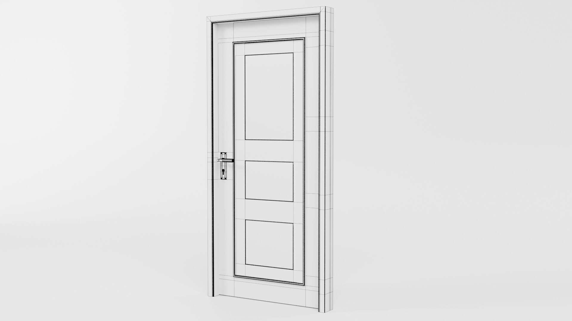 Door CG64 3D model_5