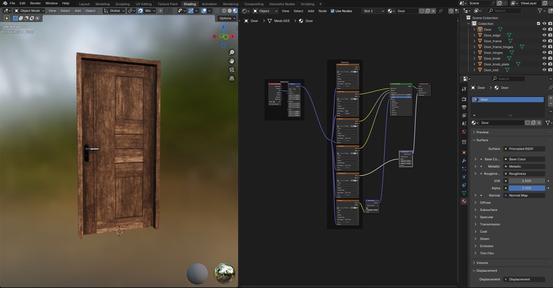 Door CG67 3D model_17