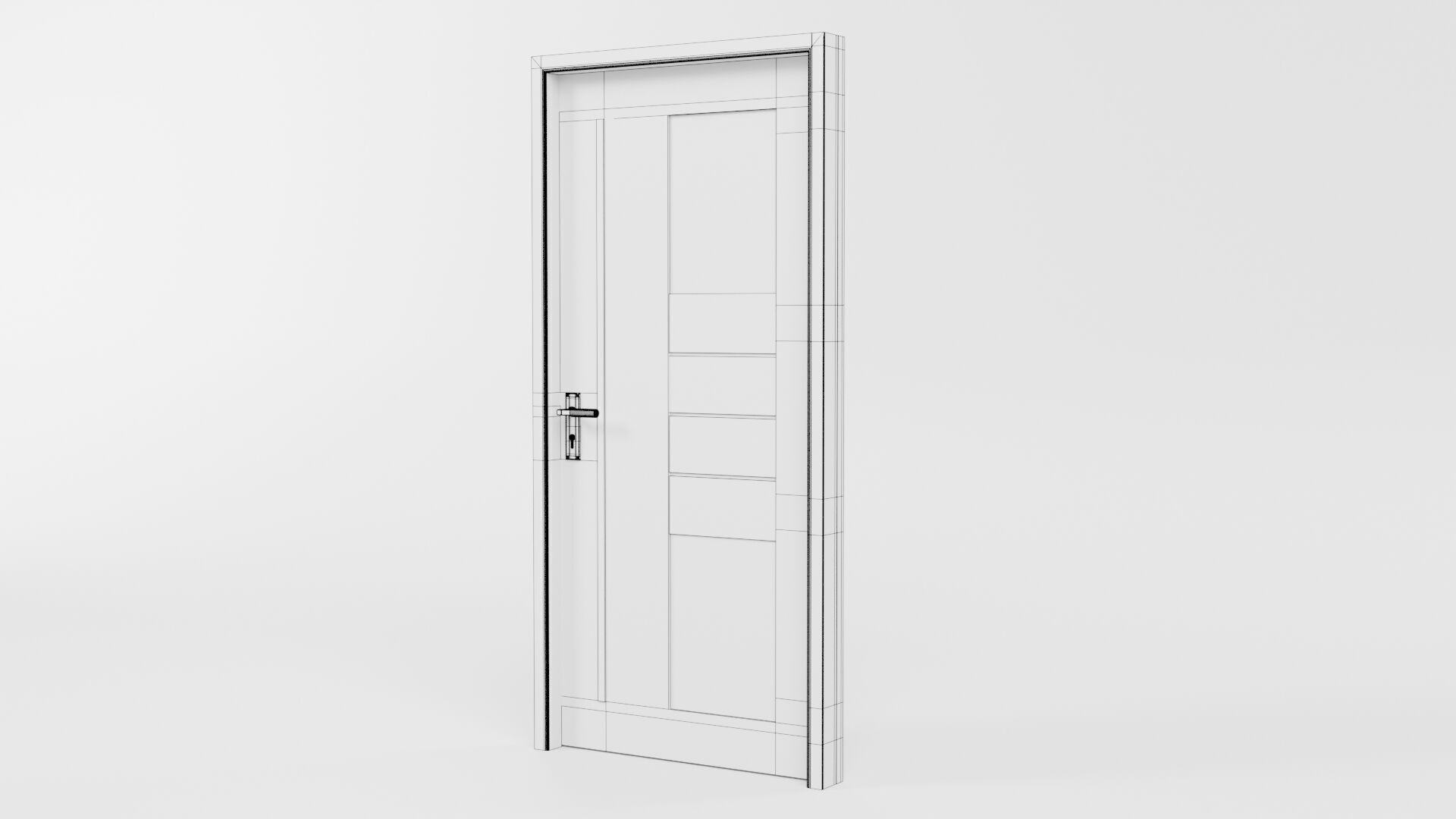 Door CG67 3D model_5