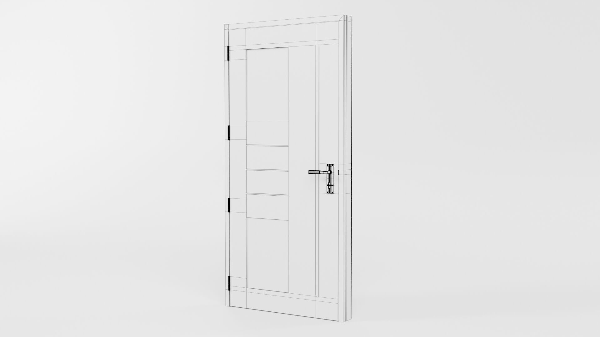 Door CG67 3D model_6