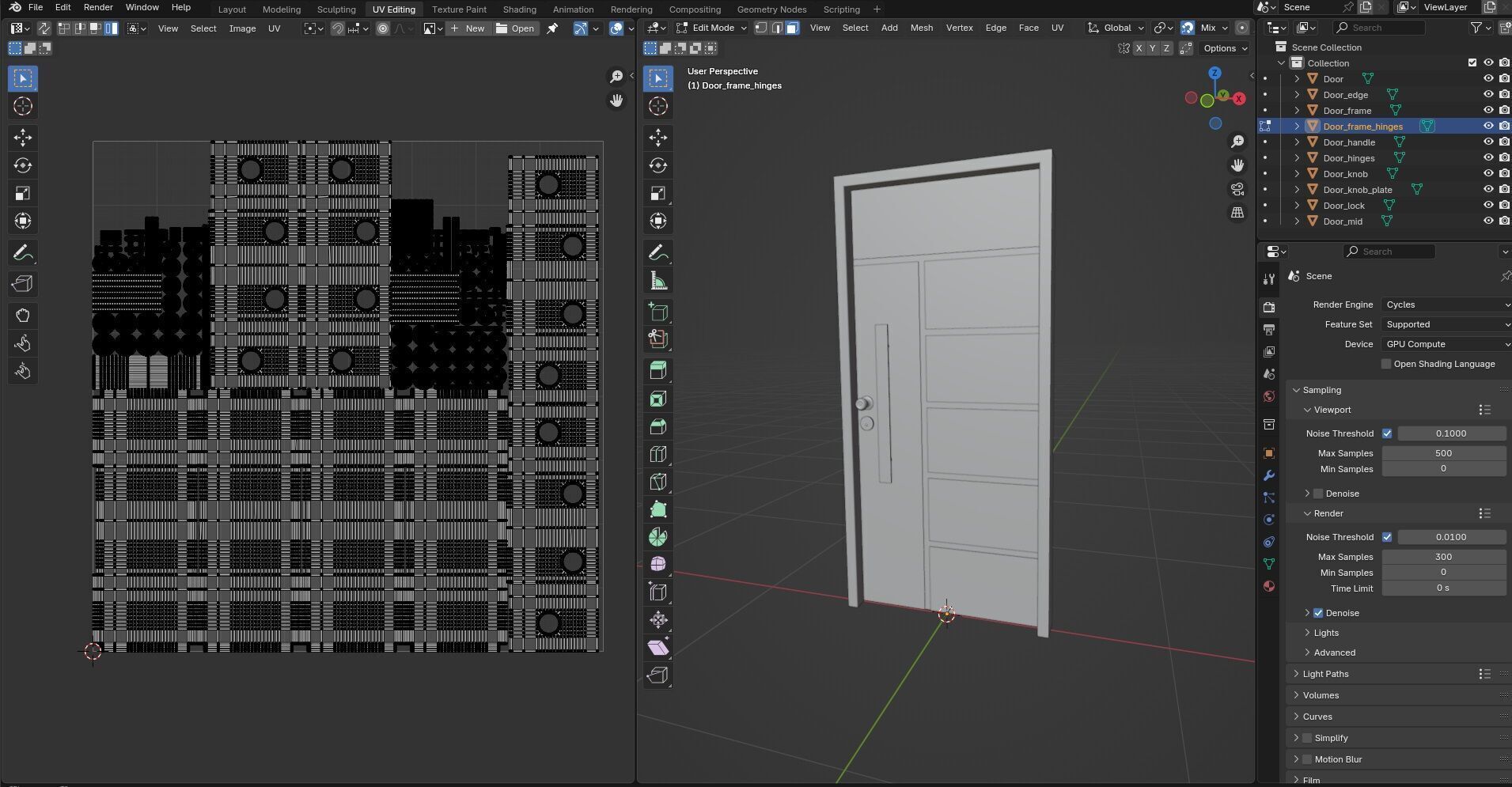 Door CG72 3D model_15