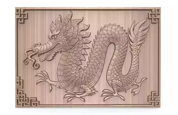 Chinese dragon cnc 3D print model