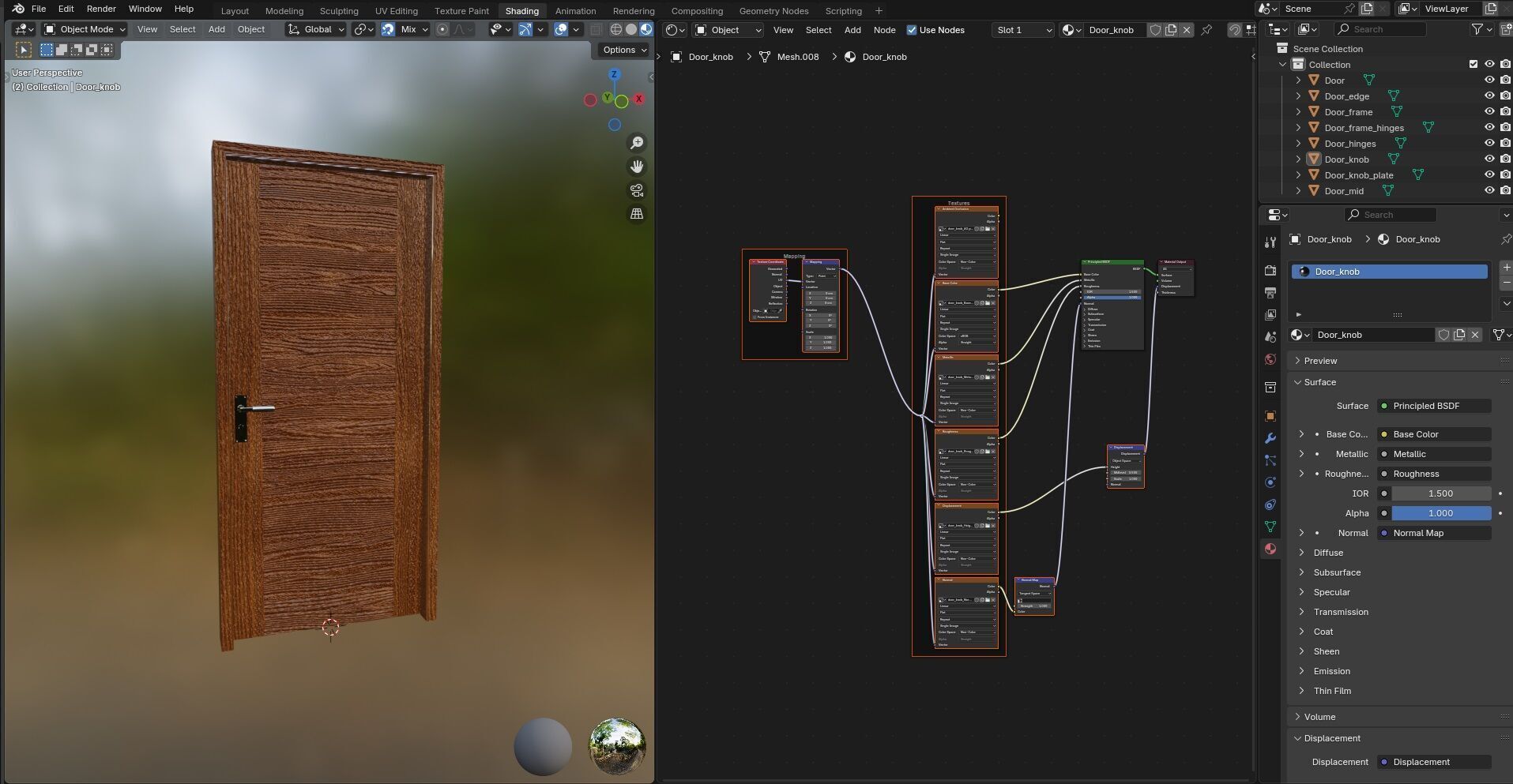 Door CG74 3D model_17