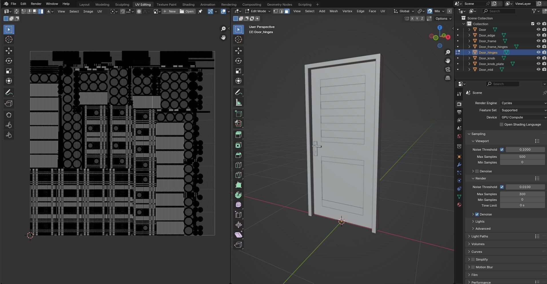 Door CG74 3D model_15