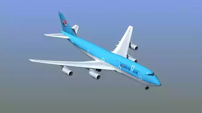 B747 Airliner 3D model