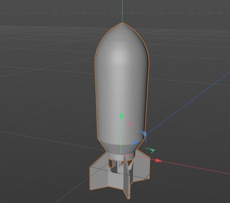 WWII US Torpedo Bomb PBR Low-poly 3D model_5