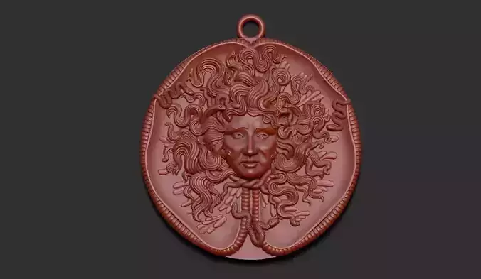 medusa pendant