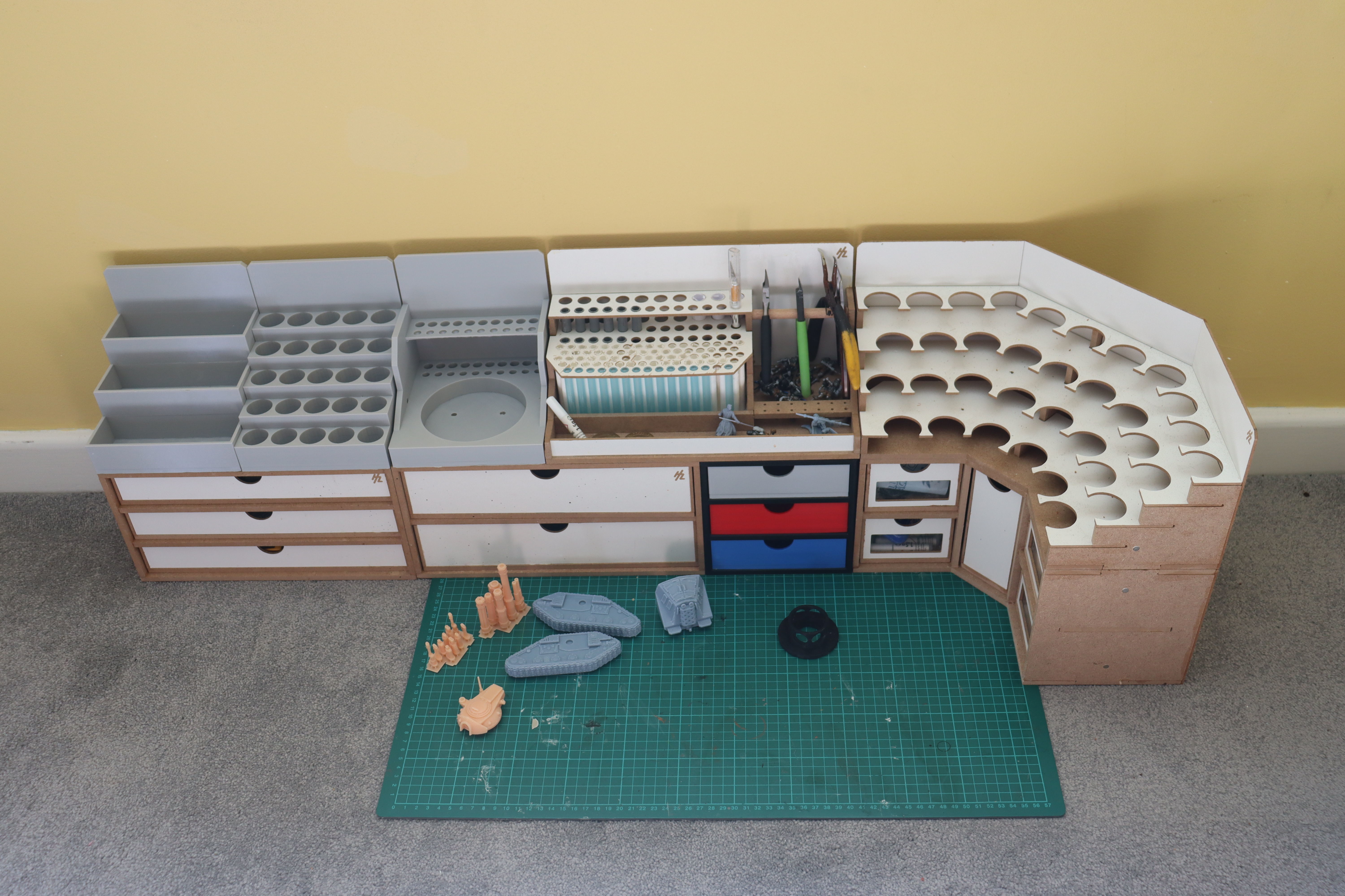 017L LA Unit Large 2 Drawer Vertical 3D print model_11