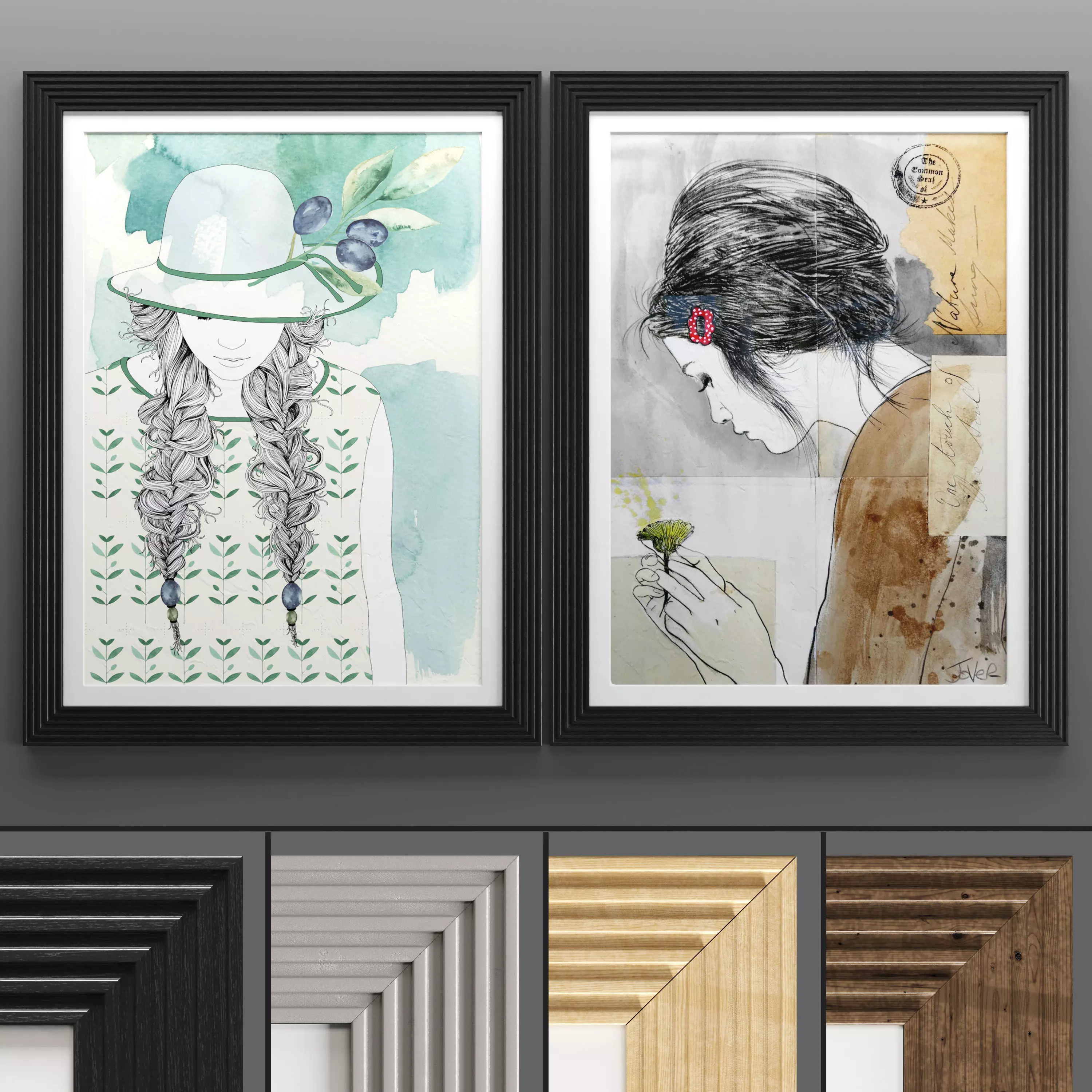 Art Frame 569 Low-poly 3D model_0