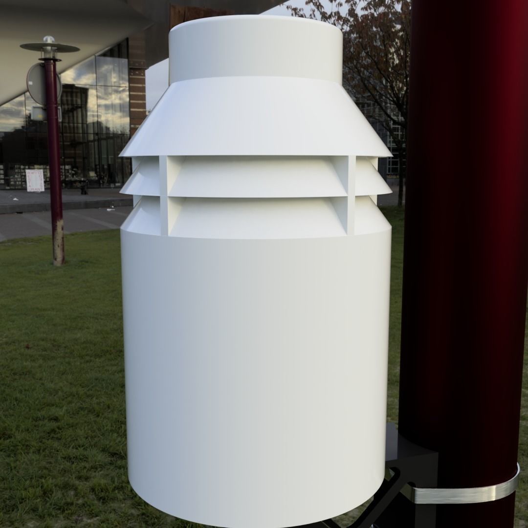 Weather station housing for Arduino 3D model 3D printable CGTrader