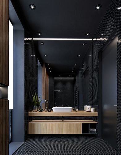 Modern Bathroom 3D model