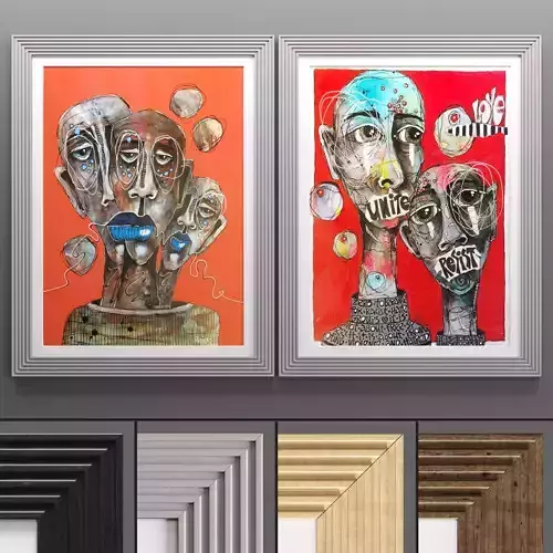 Art Frame 570 Low-poly 3D model
