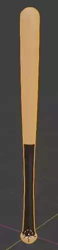 A Baseball Bat 3D Model