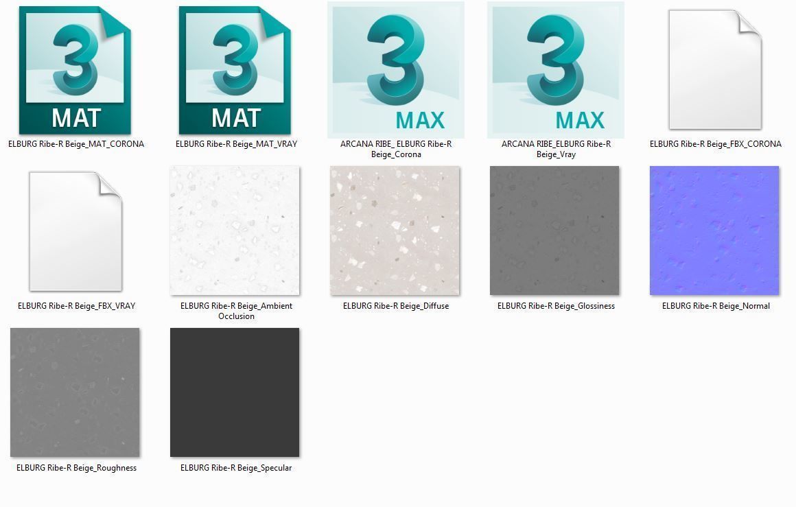 Porcelain stoneware ARCANA RIBE ELBURG Ribe-R Beige  - 4K PBR Texture_4