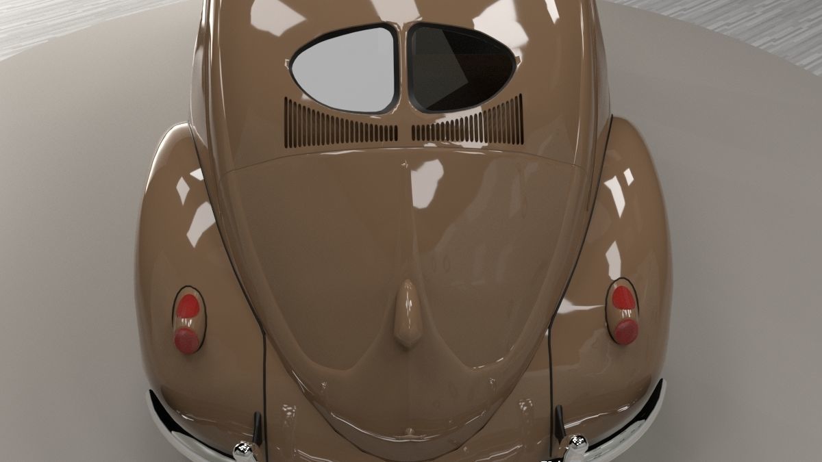 Volkswagen beetle 40s - 50s 3D model_6