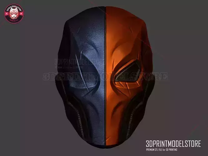Deathstroke Mask Helmet Cosplay - Halloween Costume  3D print model