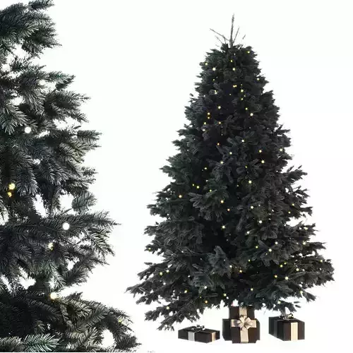 Christmas tree with gifts 3D model