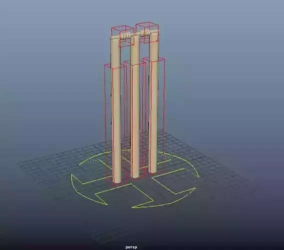 Wicket Rig  Low-poly 3D model