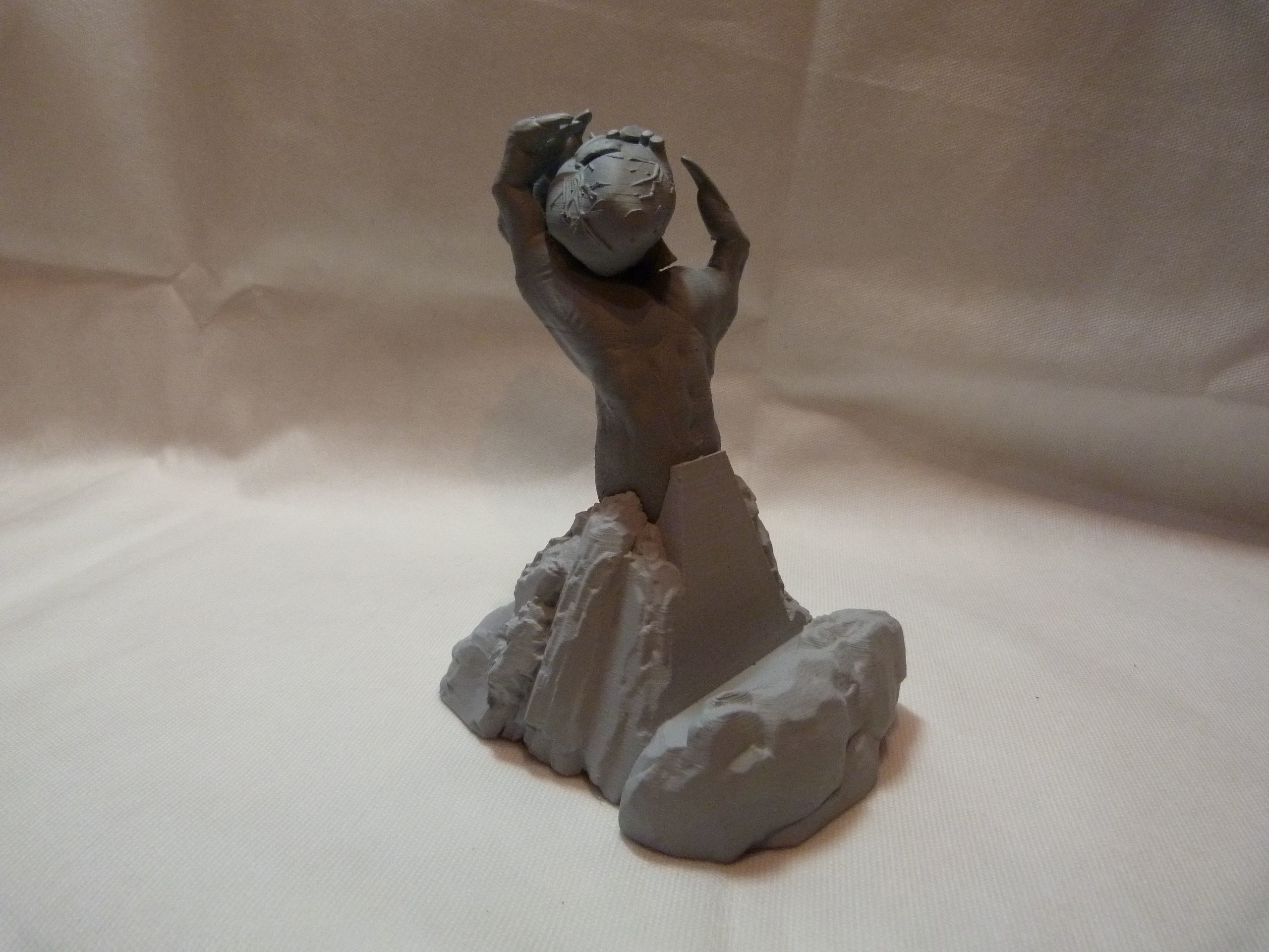 Heart in its claws 3D print model_21