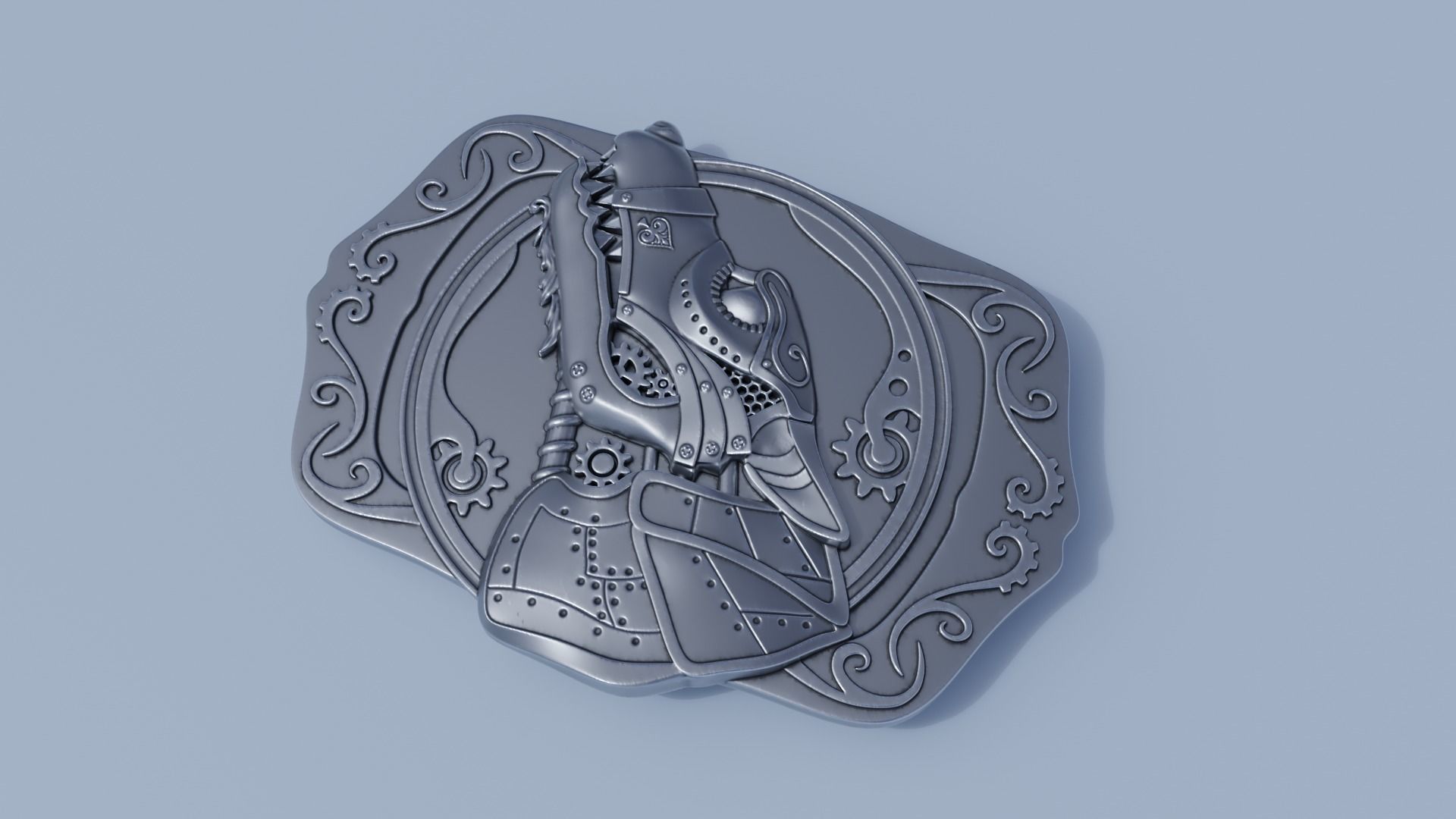 Steampunk Belt Buckle