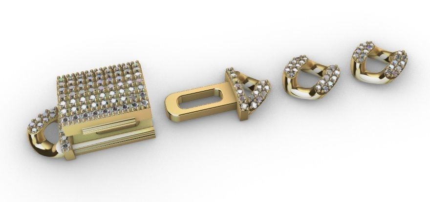 7MM MIAMI CUBAN LINK CHAIN FOR  NECKLACE OR BRACELET 3D print model_10