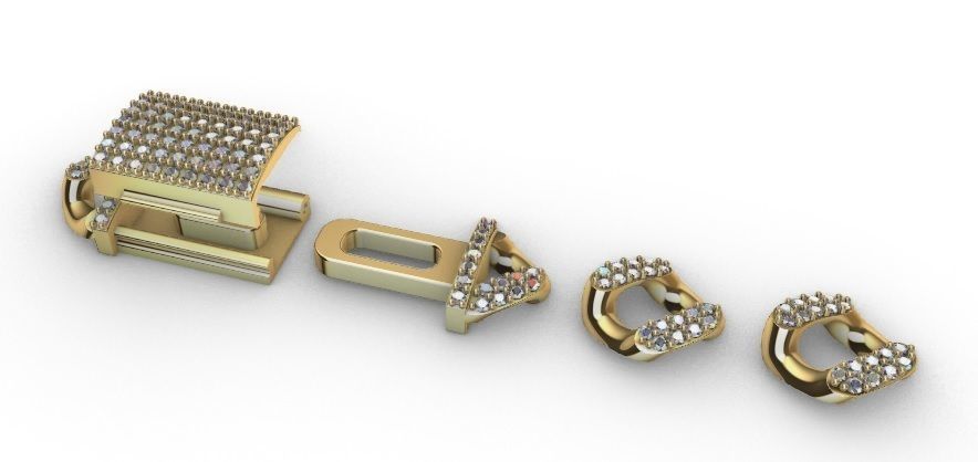 7MM MIAMI CUBAN LINK CHAIN FOR  NECKLACE OR BRACELET 3D print model_11