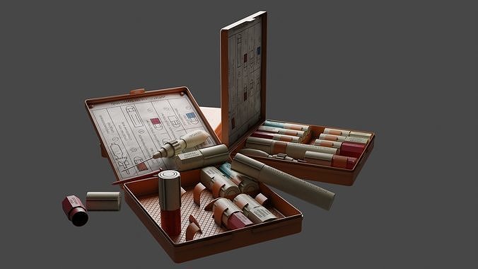 Medical First Aid Kit AI-2 3D model