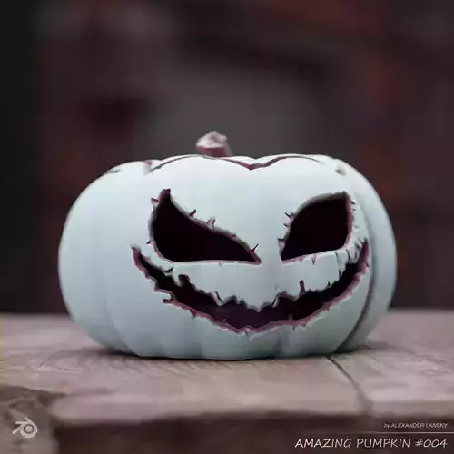 Amazing Pumpkin 004 3D print model