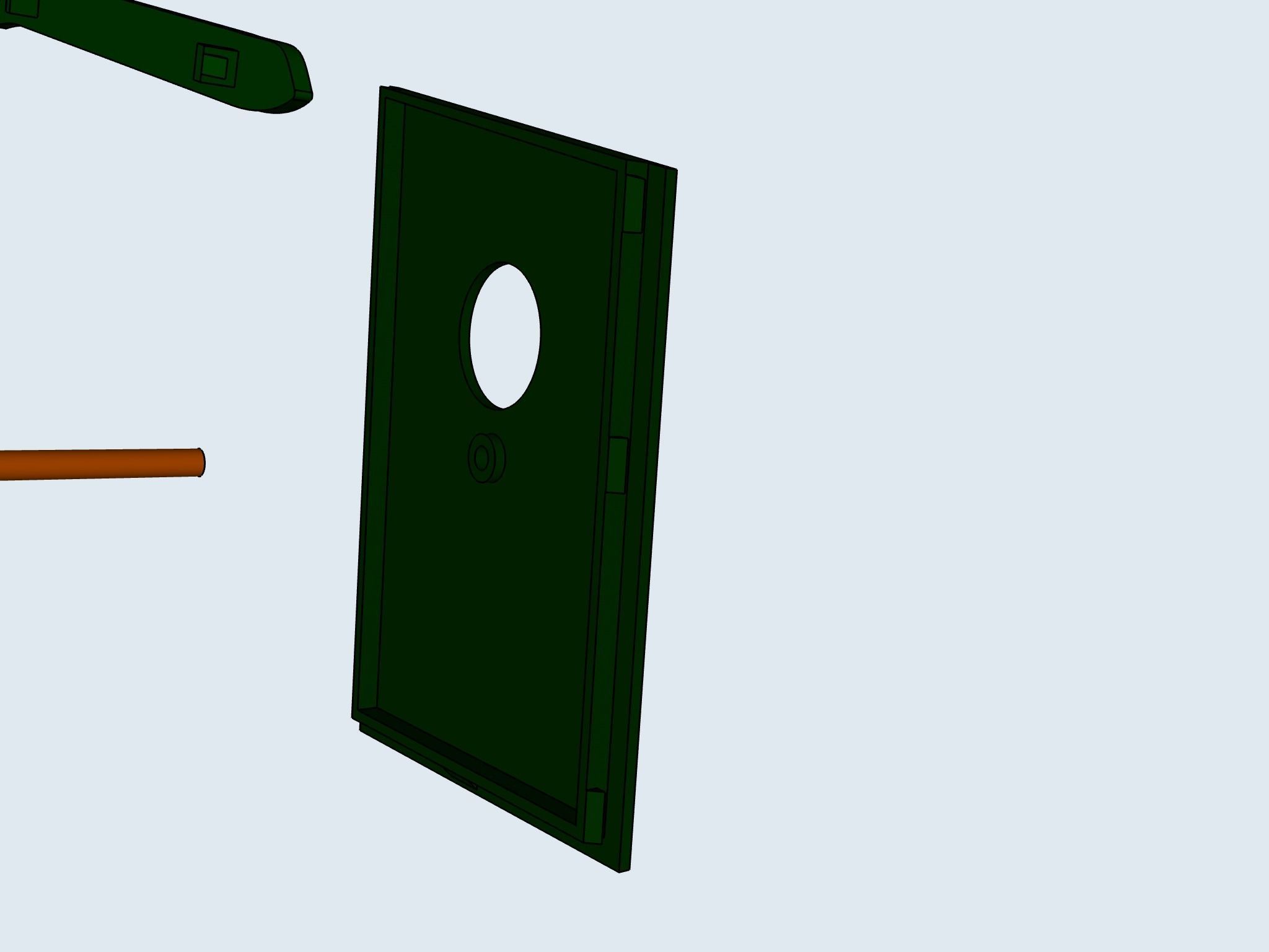 Sparrow house Birdbox 3D print model_1