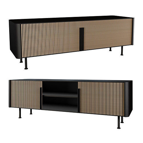 Cupboard modern sideboard with doors and drawers 3D model