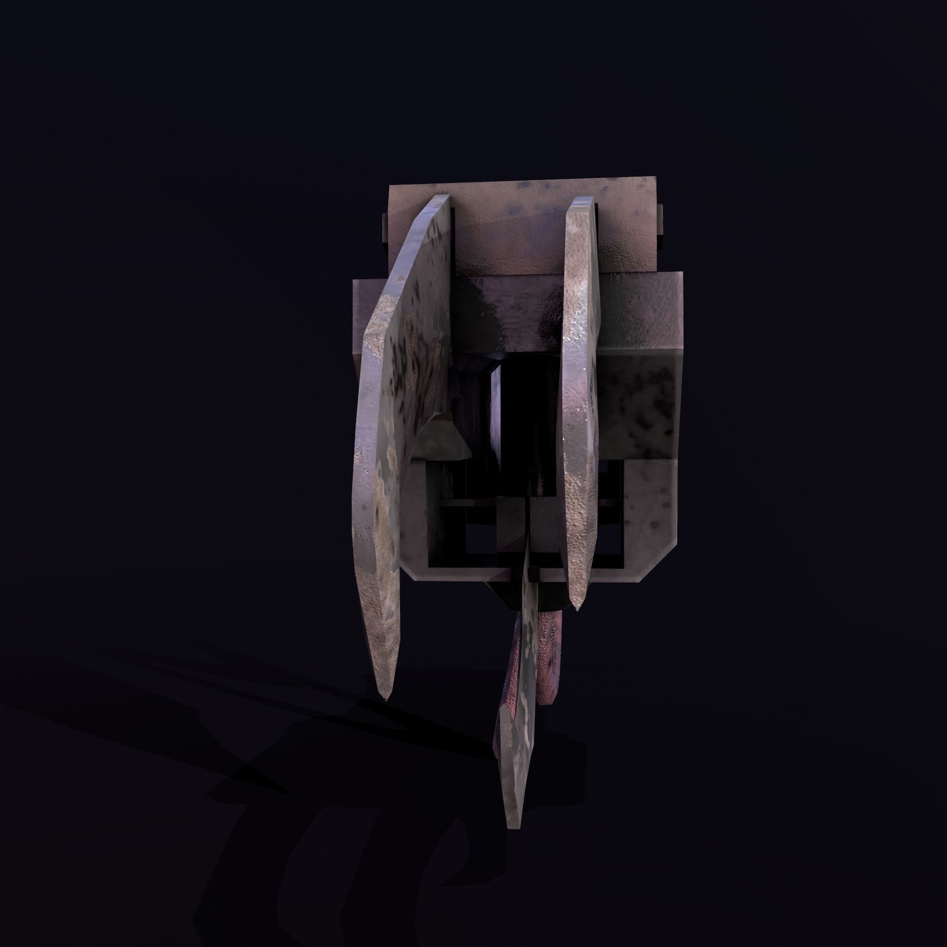 Meka Clawz Low-poly 3D model_8