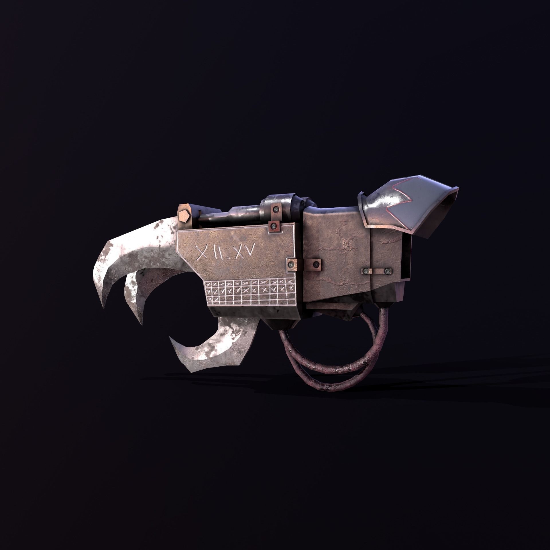 Meka Clawz Low-poly 3D model_5