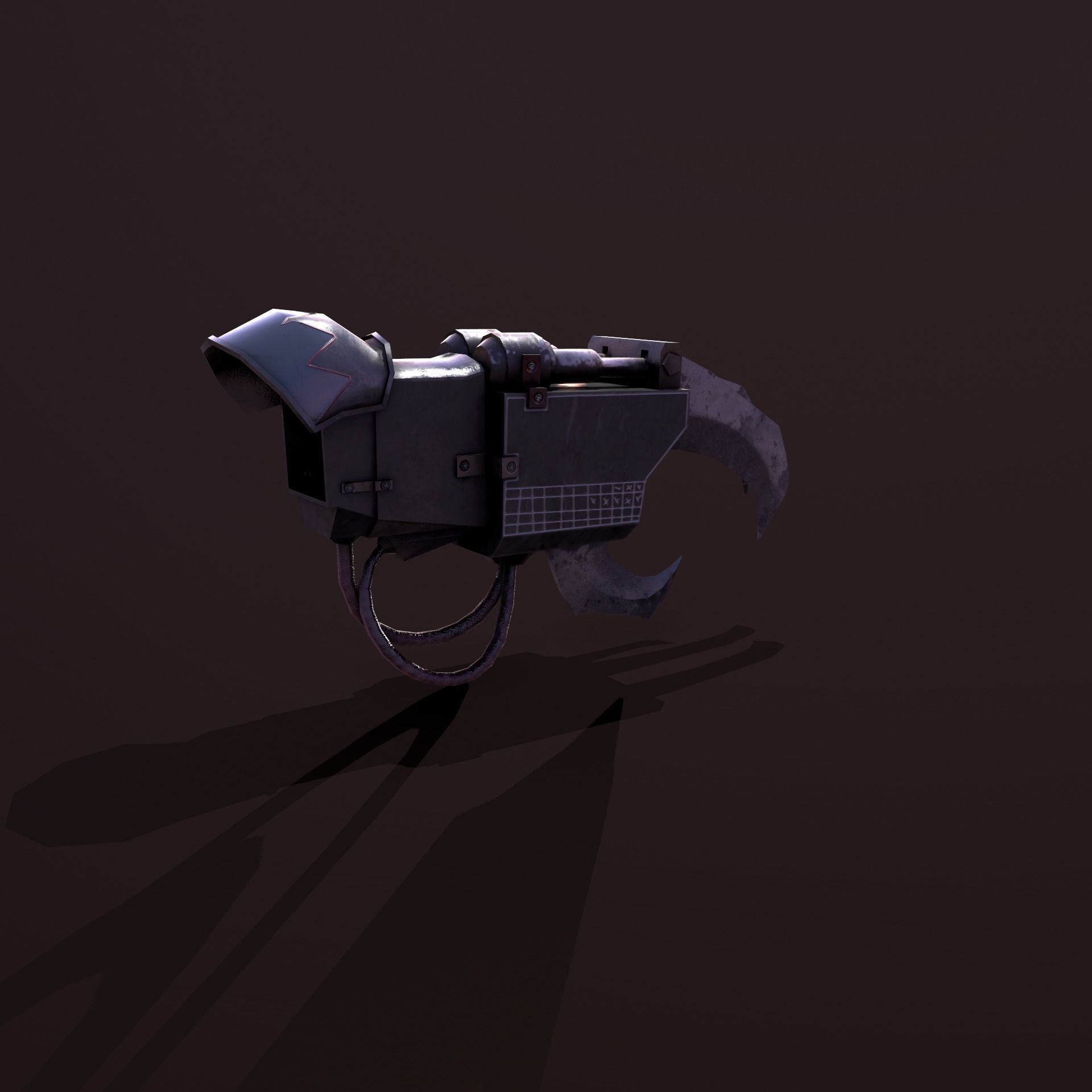 Meka Clawz Low-poly 3D model_3