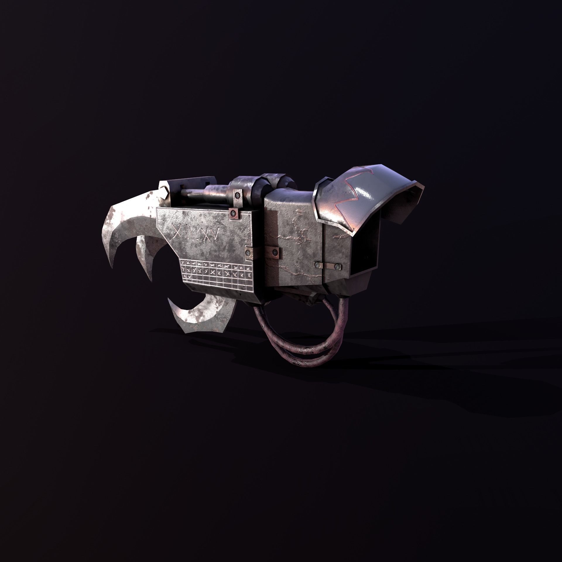 Meka Clawz Low-poly 3D model_2