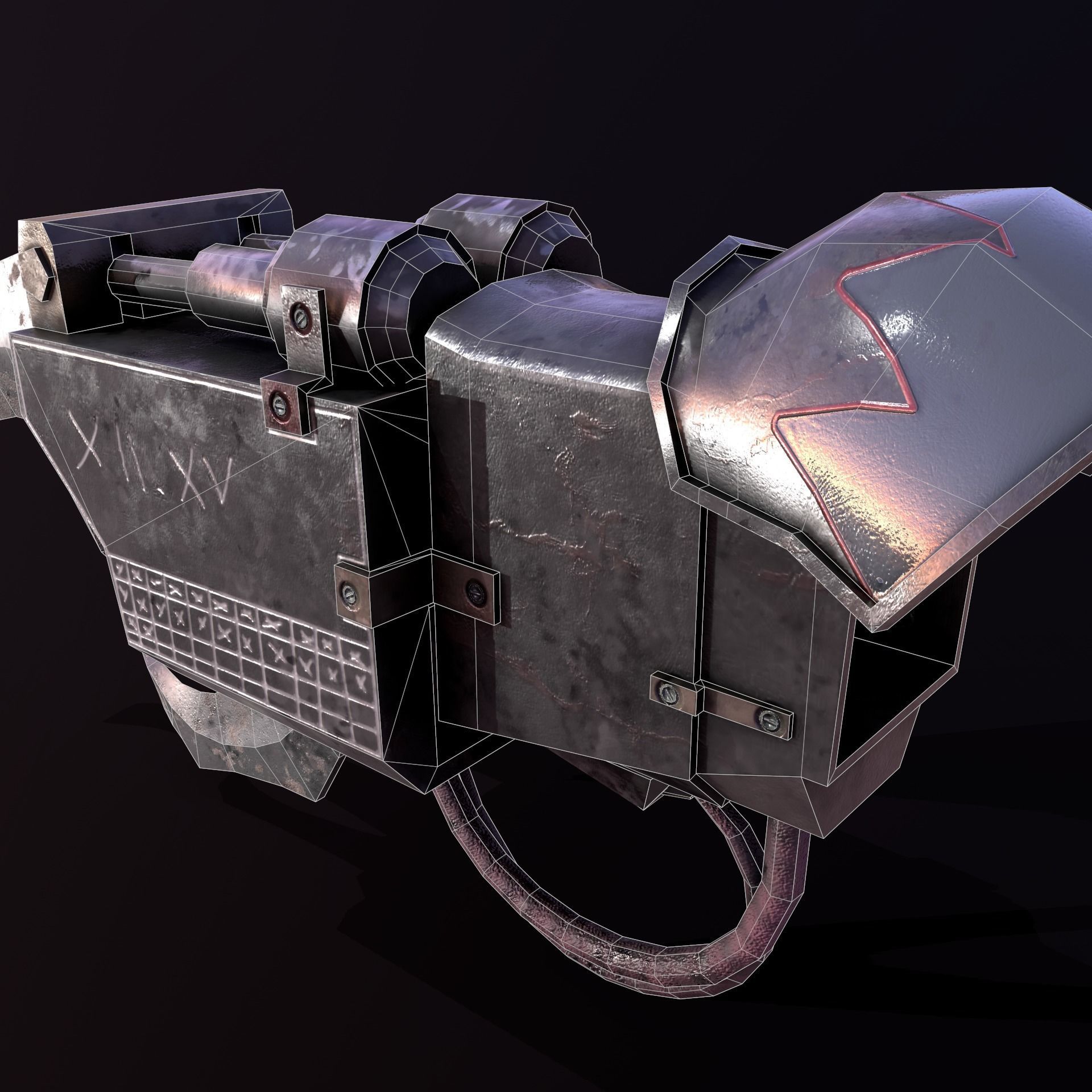 Meka Clawz Low-poly 3D model_10