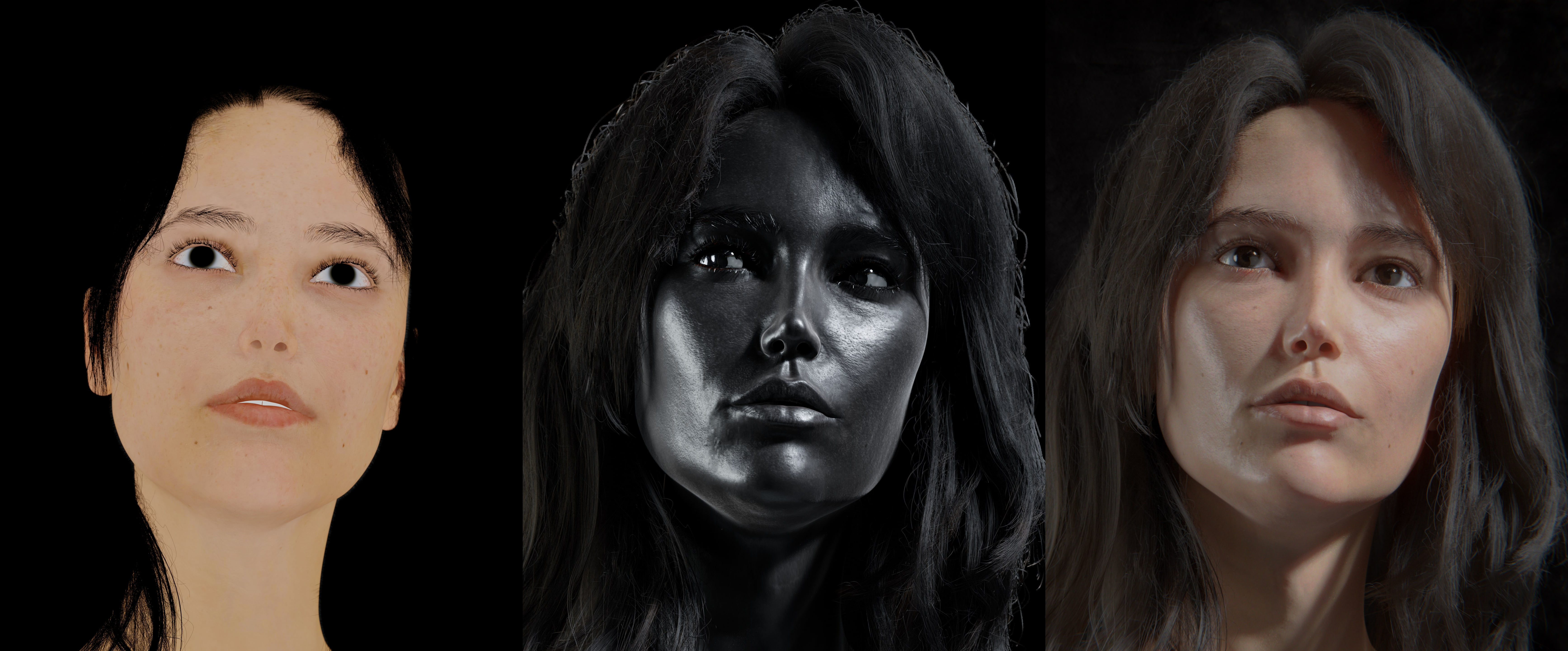 Digital Headshot - Summer Low-poly 3D model_3