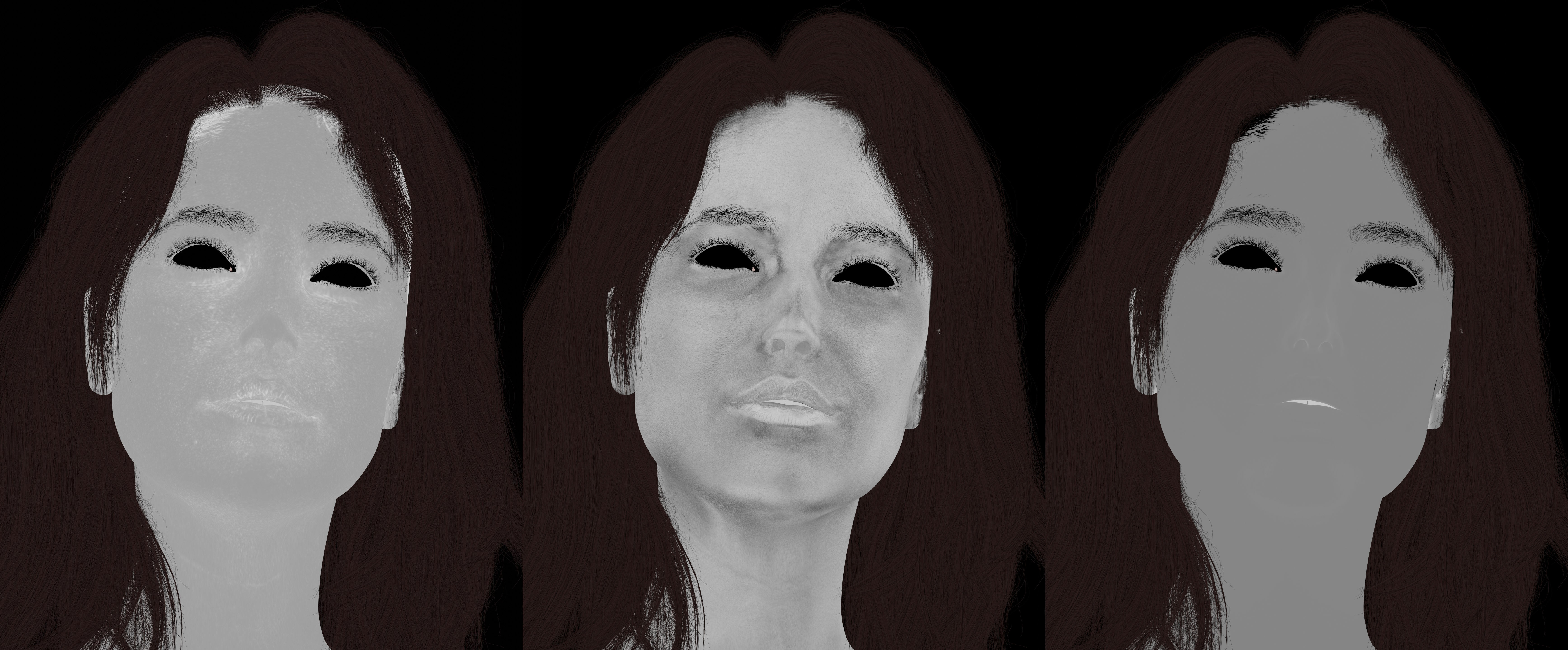 Digital Headshot - Summer Low-poly 3D model_6