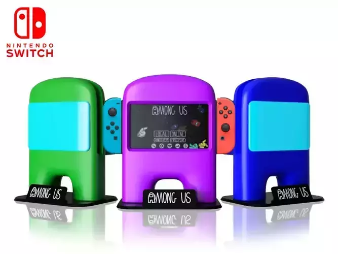 Among US Nintendo Switch Dock 3D print model