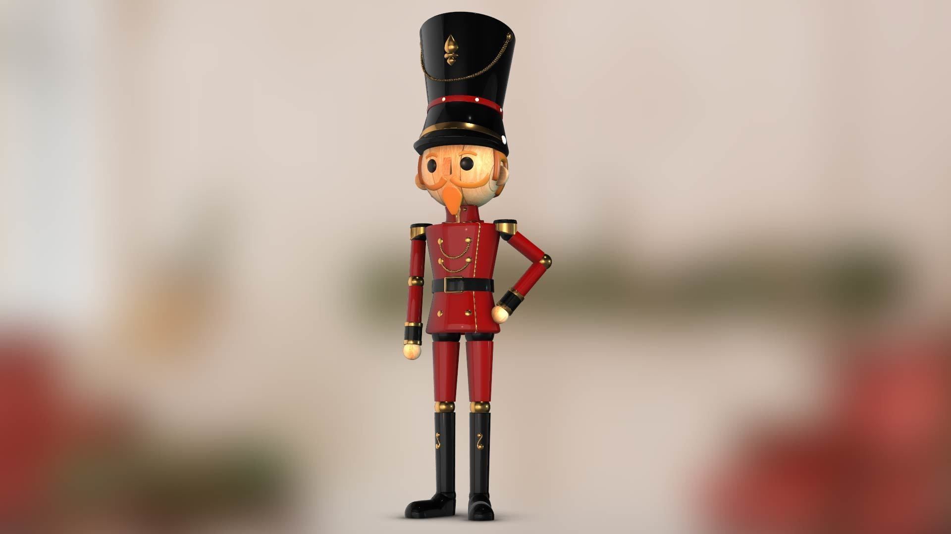 Nutcracker New Year Model 3D model_5