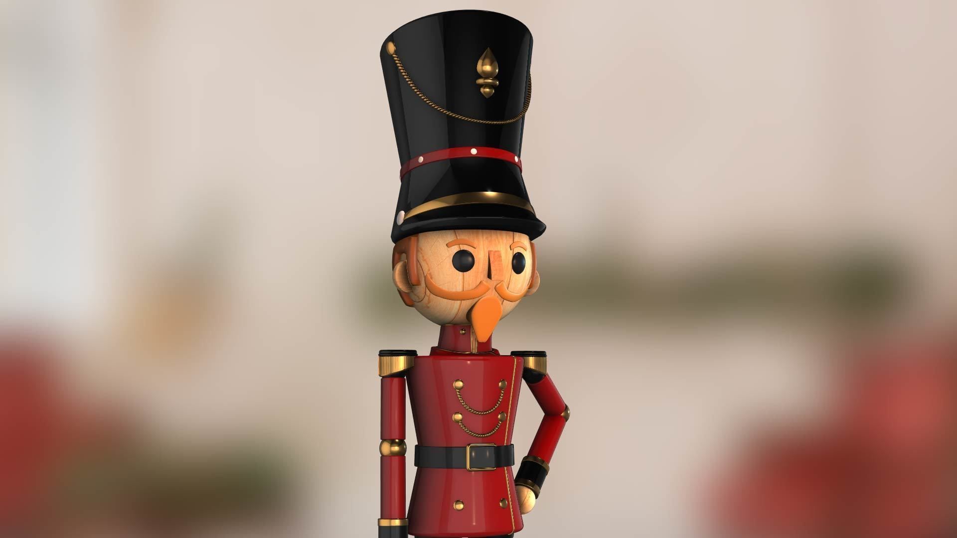 Nutcracker New Year Model 3D model_4