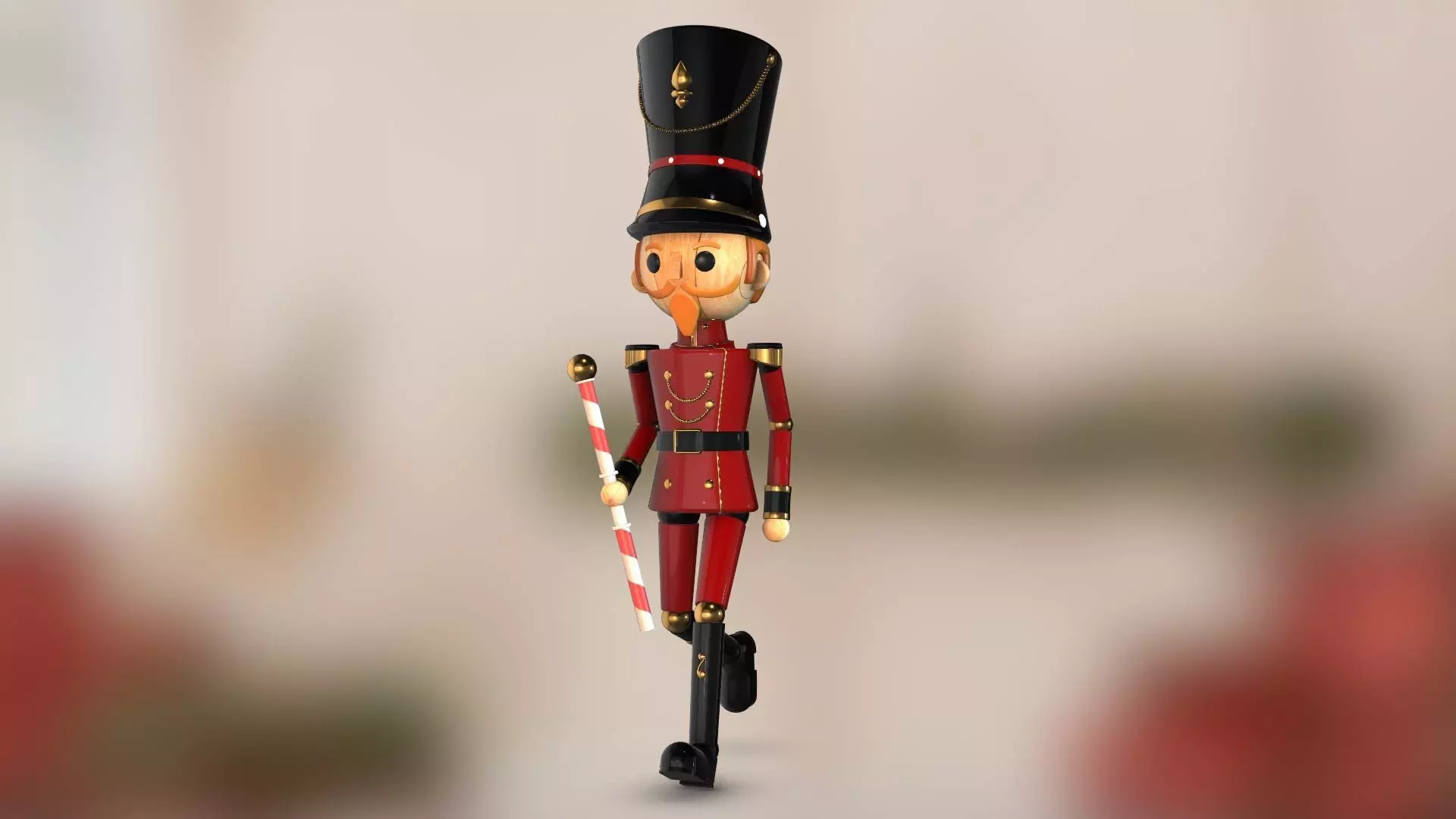 Nutcracker New Year Model 3D model_0