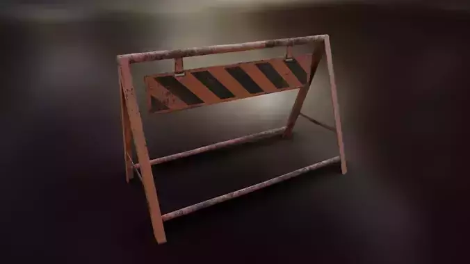 Old Japanese Street Barricade